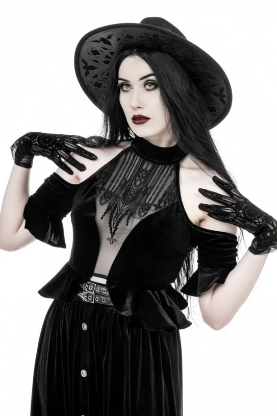 DARK ALTAR HALTERNECK TOP-Restyle New