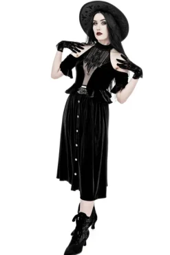 DARK ALTAR HALTERNECK TOP-Restyle New
