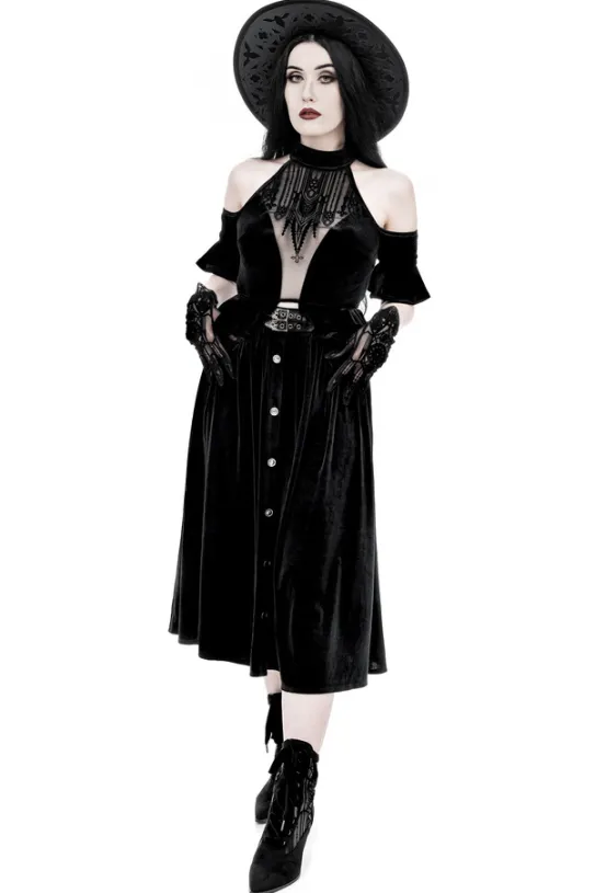 DARK ALTAR HALTERNECK TOP-Restyle New
