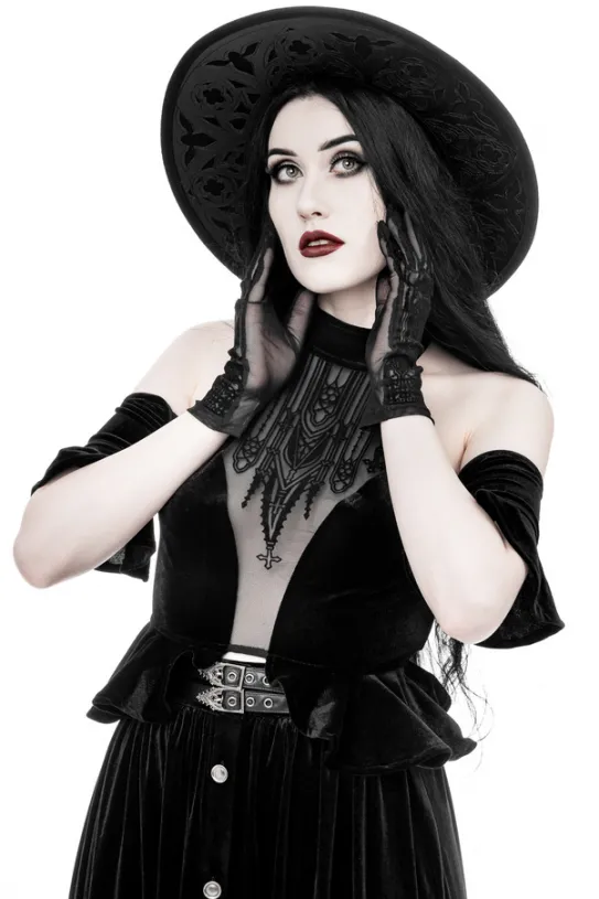 DARK ALTAR HALTERNECK TOP-Restyle New