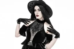 DARK ALTAR HALTERNECK TOP-Restyle New