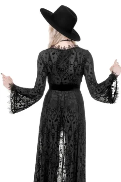 DARK ANGEL BURNOUT DUSTER gotycka narzutka-Restyle Online