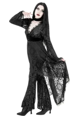 DARK ANGEL BURNOUT DUSTER gotycka narzutka-Restyle Online