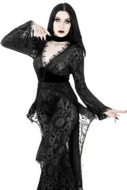 DARK ANGEL BURNOUT DUSTER gotycka narzutka-Restyle Online