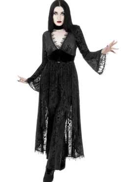 DARK ANGEL BURNOUT DUSTER gotycka narzutka-Restyle Online