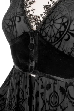 DARK ANGEL BURNOUT DUSTER gotycka narzutka-Restyle Online