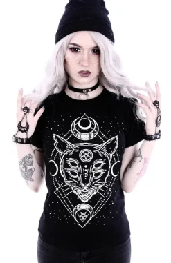 Dopasowany t-shirt koszulka z Kotem "GALAXY CAT"-Restyle Online