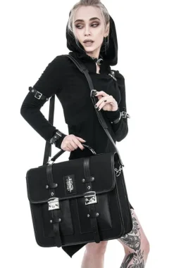 Długa drapowana bluza z pentagramem Hecate Draped Hoodie-Restyle Online