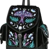 ENCHANTED FOREST BACKPACK Magiczny Plecak z haftem ćmy-Restyle Hot