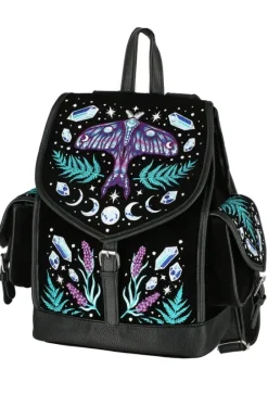 ENCHANTED FOREST BACKPACK Magiczny Plecak z haftem ćmy-Restyle Hot