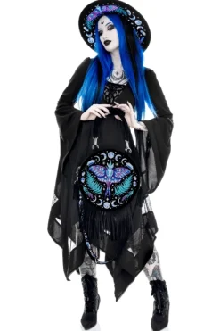 ENCHANTED FOREST BACKPACK Magiczny Plecak z haftem ćmy-Restyle Hot