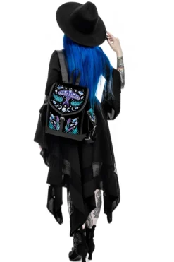 ENCHANTED FOREST BACKPACK Magiczny Plecak z haftem ćmy-Restyle Hot