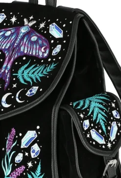ENCHANTED FOREST BACKPACK Magiczny Plecak z haftem ćmy-Restyle Hot