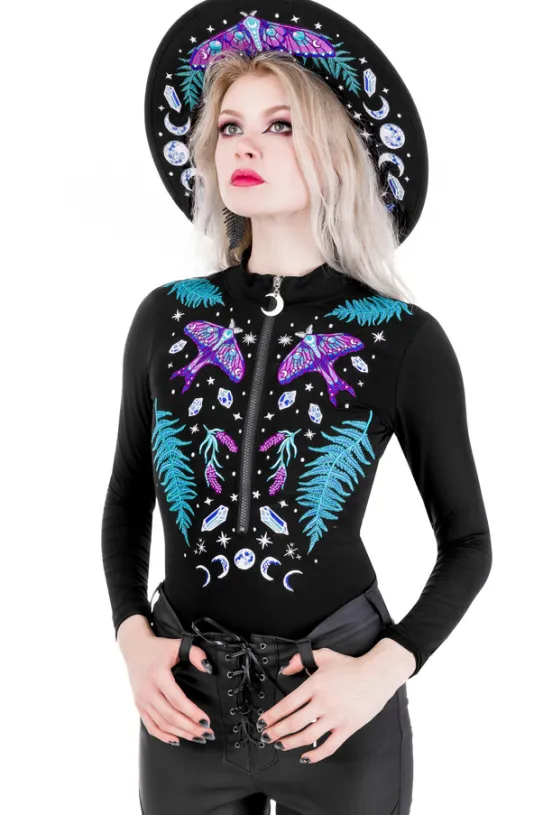 ENCHANTED FOREST BODYSUIT Body z haftem-Restyle Discount
