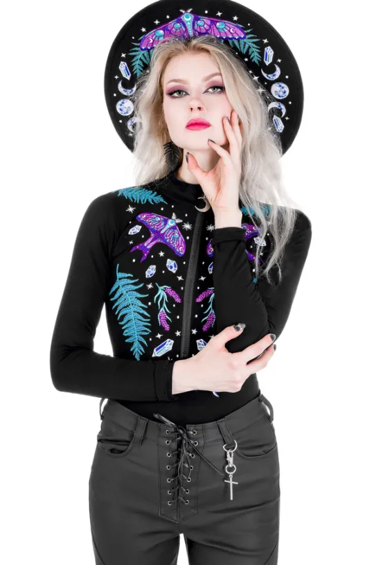 ENCHANTED FOREST BODYSUIT Body z haftem-Restyle Discount