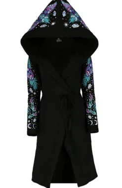ENCHANTED FOREST HOODIE Bluza z haftem ćma i paproć-Restyle Best