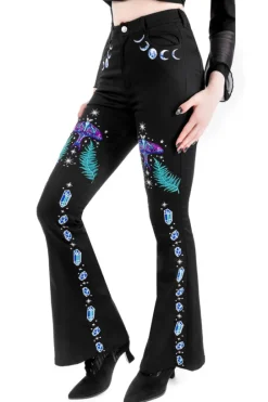 ENCHANTED FOREST JEANS dzwony z wysokim stanem-Restyle Outlet