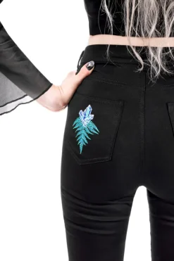 ENCHANTED FOREST JEANS dzwony z wysokim stanem-Restyle Outlet