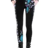 ENCHANTED FOREST Spodnie dresowe modelujące z haftem-Restyle Discount