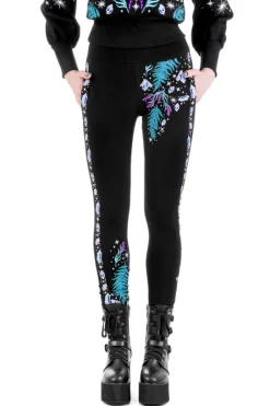 ENCHANTED FOREST Spodnie dresowe modelujące z haftem-Restyle Discount