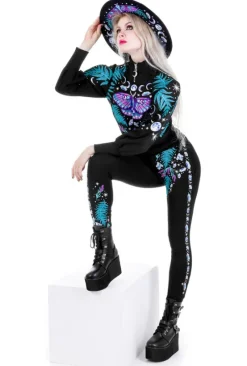ENCHANTED FOREST Spodnie dresowe modelujące z haftem-Restyle Discount