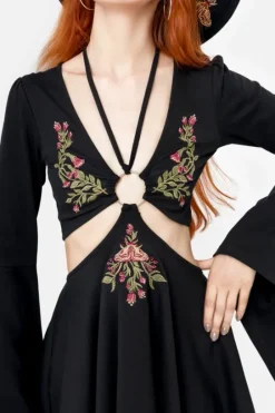 FORGOTTEN GARDENS sukienka mini-Restyle New
