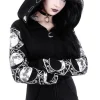 Gotycka bluza Fazy księżyca, obszerny kaptur "LUNAR HOODIE"-Restyle Best