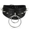 Gotycka obroża z kolcami DOUBLE SPIKED-Restyle Clearance