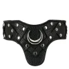 Gotycka obroża z księżycem COLLAR MOON HARNESS-Restyle Online