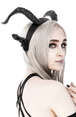 Gotycka opaska z rogami DARK ELF-Restyle Sale