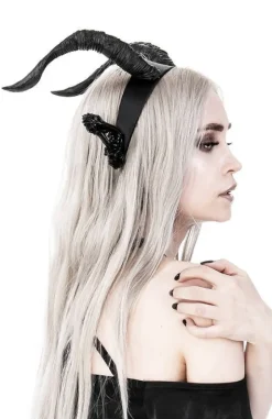 Gotycka opaska z rogami DARK ELF-Restyle Sale