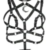 Gotycka uprząż MOON HARNESS Pas z księżycem-Restyle Hot