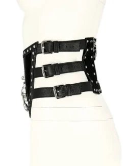 Gotycki Pasek na Talię KNOCKER WAIST BELT-Restyle Discount