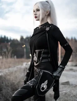 Gotycki Pasek na Talię KNOCKER WAIST BELT-Restyle Discount