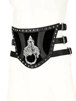 Gotycki Pasek na Talię KNOCKER WAIST BELT-Restyle Discount