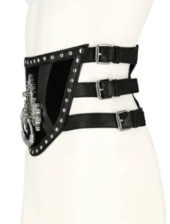 Gotycki Pasek na Talię KNOCKER WAIST BELT-Restyle Discount