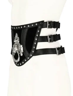 Gotycki Pasek na Talię KNOCKER WAIST BELT-Restyle Discount