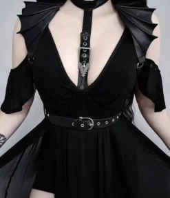 Gotycki Pasek, uprząż, skrzydła nietoperza "BAT WINGS HARNESS BELT"-Restyle Sale