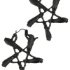 Gotyckie czarne kolczyki miotły BROOM PENTAGRAM-Restyle Fashion