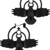 Gotyckie kolczyki koła THE CROW EARRINGS-Restyle New
