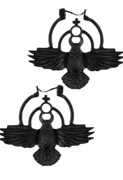 Gotyckie kolczyki koła THE CROW EARRINGS-Restyle New