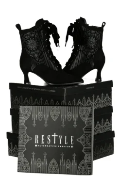 Gotyckie Trzewiki SANCTORIUM Katedralne, sznurowane buty-Restyle Sale