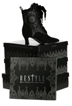 Gotyckie Trzewiki SANCTORIUM Katedralne, sznurowane buty-Restyle Sale