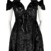 HEART OF THE MOON DRESS sukienka z obrożą i księżycem-Restyle Best