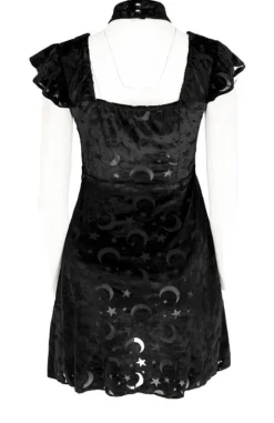 HEART OF THE MOON DRESS sukienka z obrożą i księżycem-Restyle Best