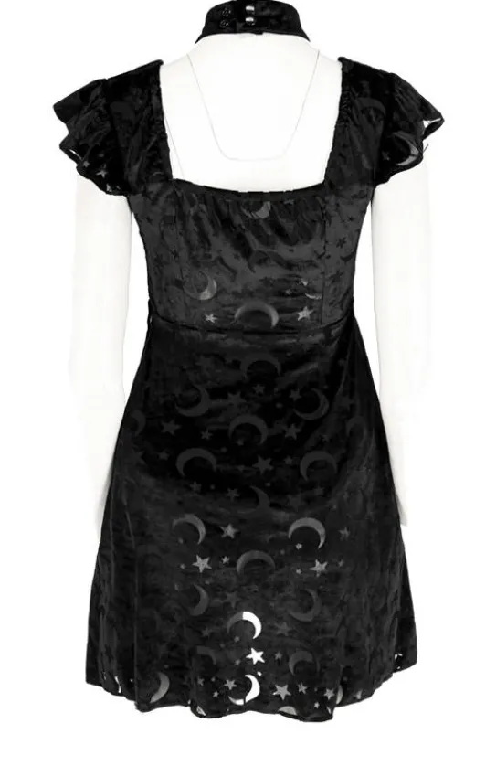 HEART OF THE MOON DRESS sukienka z obrożą i księżycem-Restyle Best