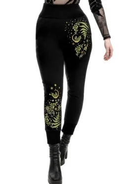 HERBAL SWEATPANTS Spodnie dresowe modelujące z haftem-Restyle Discount