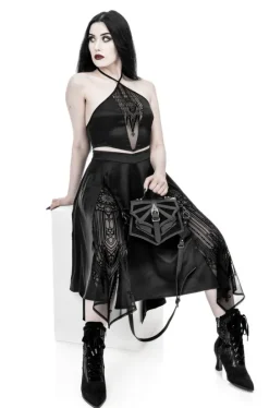 LEVIATHAN MIDI SKIRT-Restyle Discount