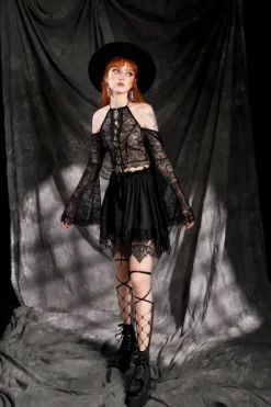 LOST IN MAGIC mini spódniczka-Restyle Online