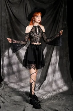LOST IN MAGIC mini spódniczka-Restyle Online